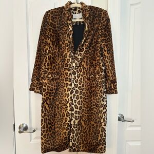 Michelle Mason Leapord Print Coat